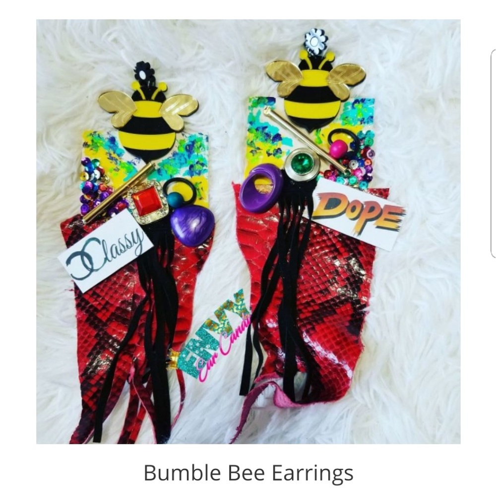 Custom leather Earrings